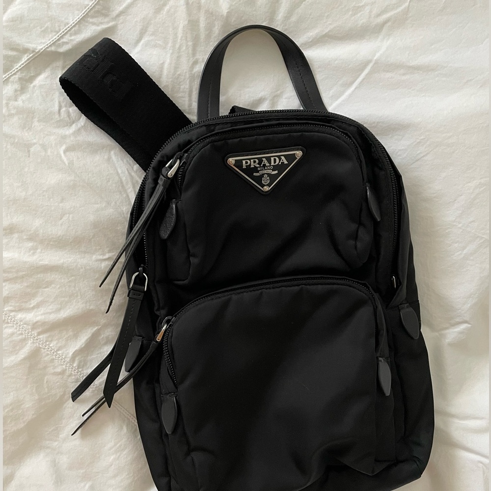 Prada Nylon Backpack with Single strap